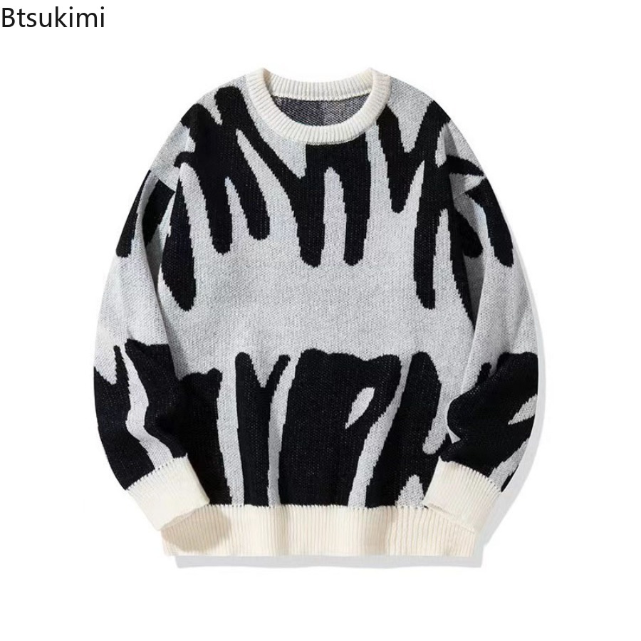 Street Fashion Korea - New Autumn Winter Men's Korean Loose