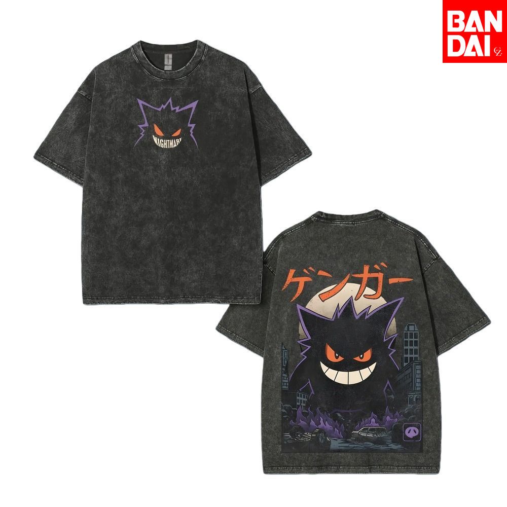 Street Fashion Japan - Pokemon Gastly Haunter Gengar T Shirt