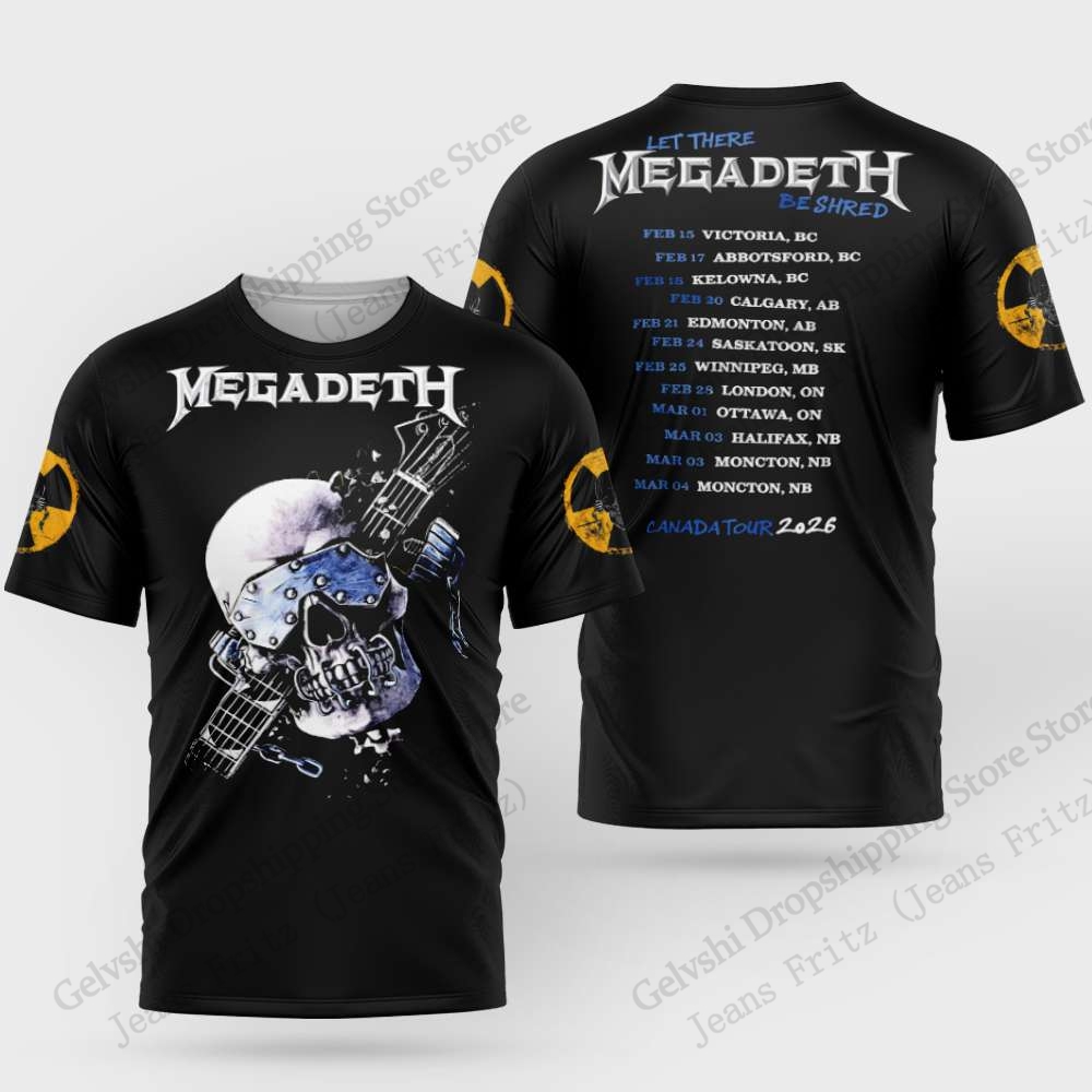 Hip Hop Rock Megadeth Band Can - đánh giá và giá Street Fashion Canada