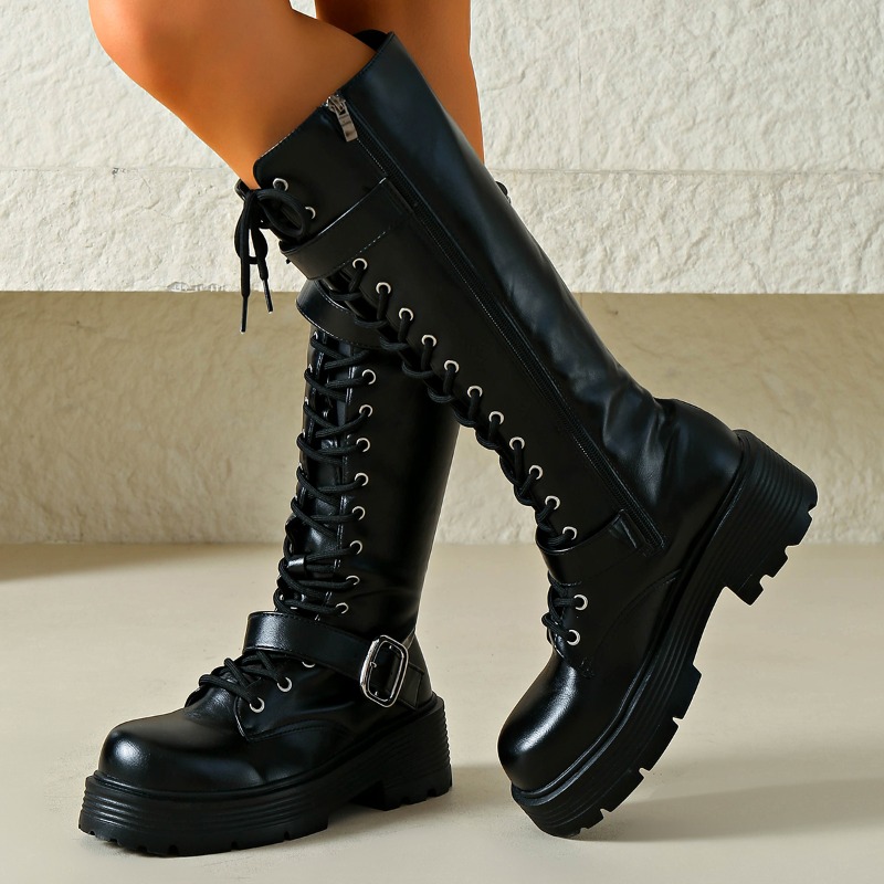 Platform Chunky Sole Women Kne - đánh giá và giá Chunky Sneaker Platform