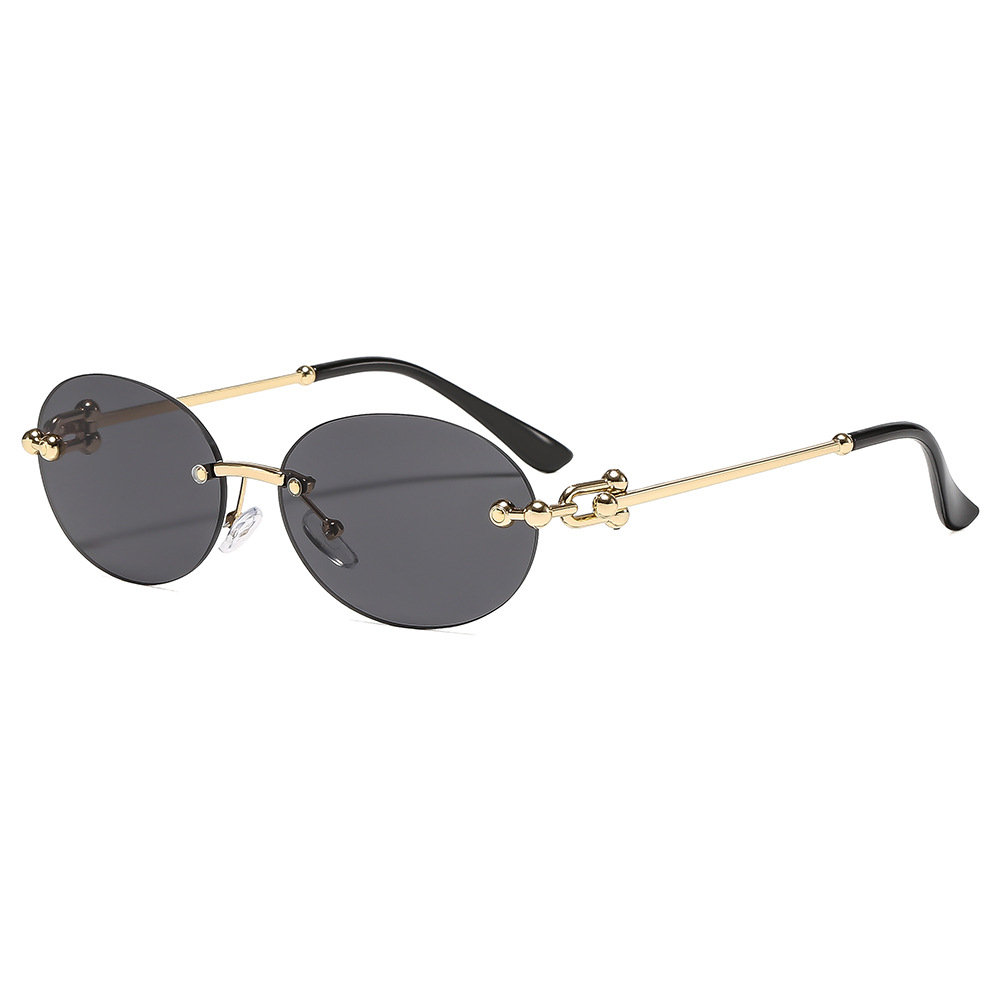 New Metal Frameless Oval Woman - đánh giá và giá Street Fashion Brands