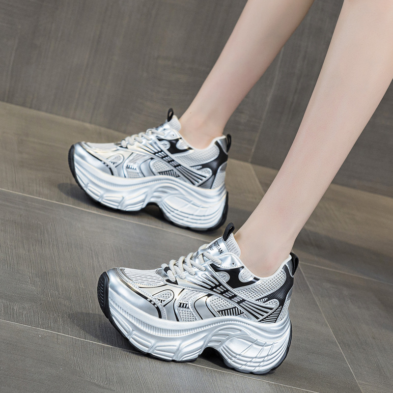 8cm Hidden Height Increasing P - đánh giá và giá Chunky Sneaker Platform