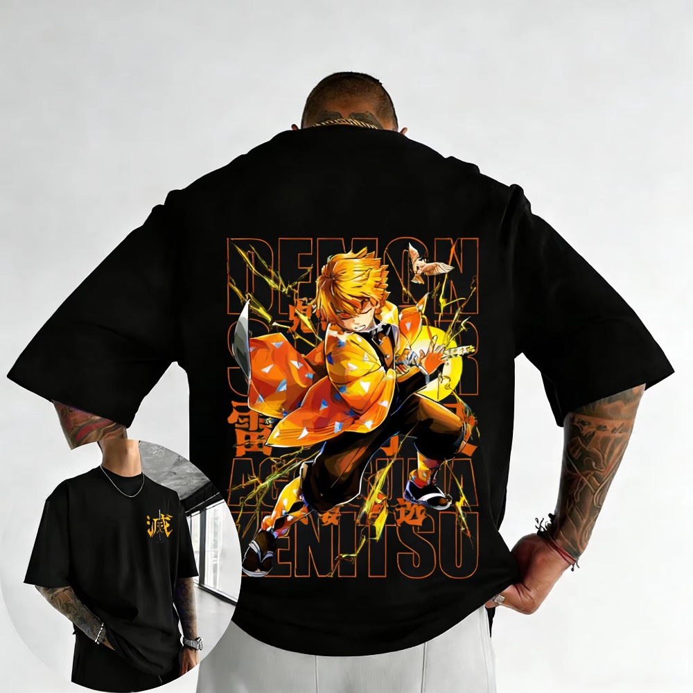 Plus Size Demon Slayer Summer  - đánh giá và giá Street Fashion Japan