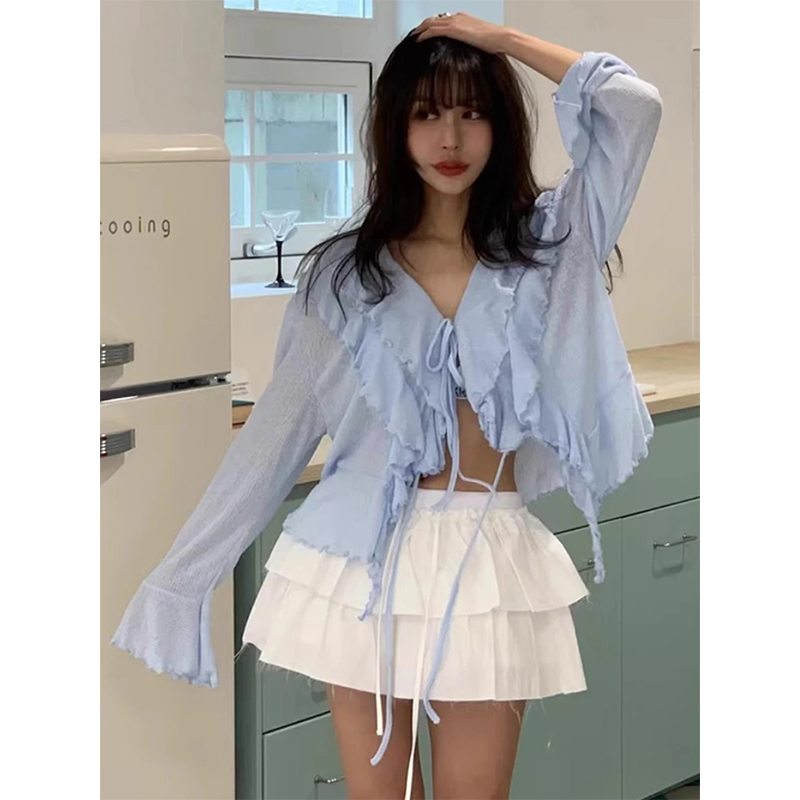 MEXZT Cropped White Shirts Wom - đánh giá và giá Street Fashion Korea