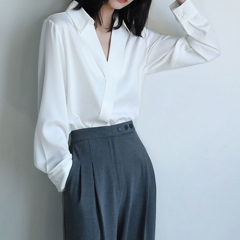 Gidyq Women Black Chiffon Shir - đánh giá và giá Street Fashion Korea