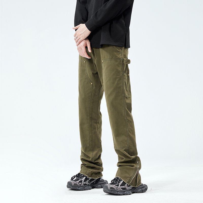 High Street Zipper Cargo Pants - đánh giá và giá Street Fashion Vibes