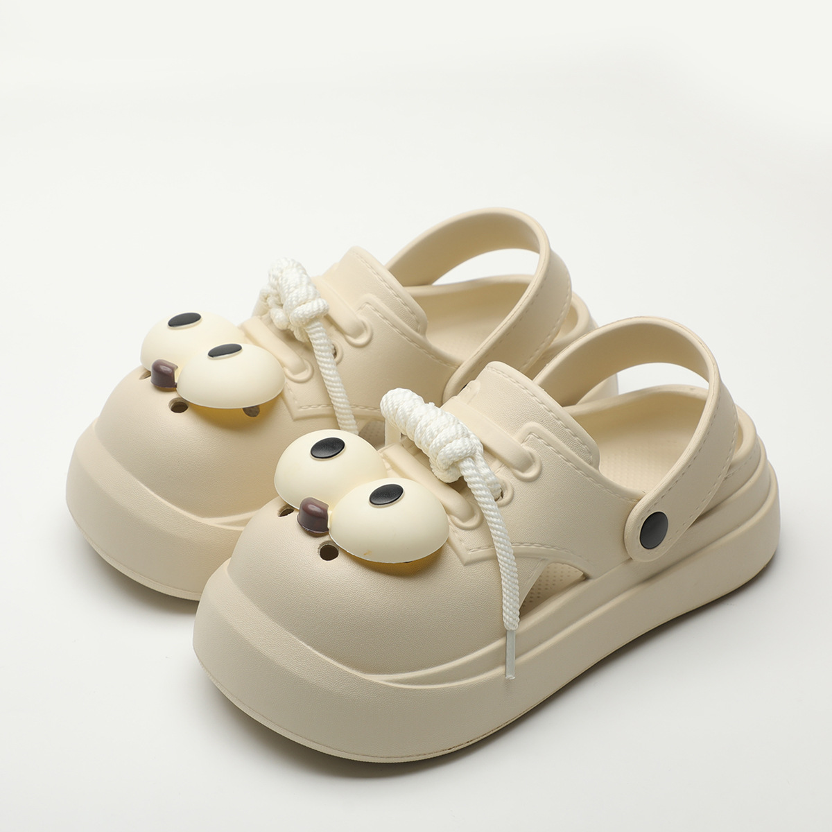 Cute DIY Big Eyes Fashion Clog - đánh giá và giá Street Fashion Girl