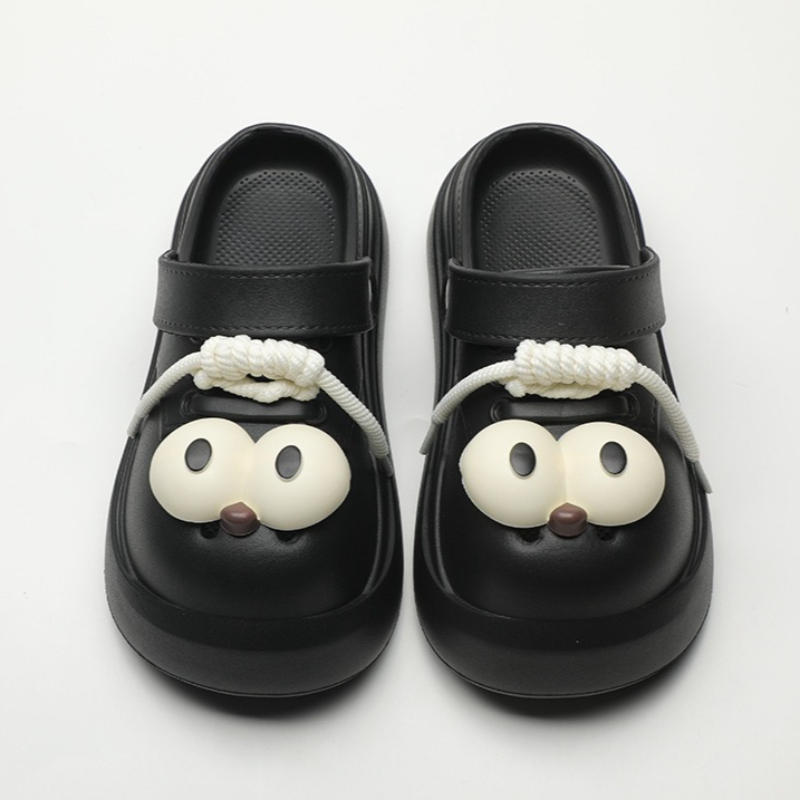 Cute DIY Big Eyes Fashion Clog - đánh giá và giá Street Fashion Girl