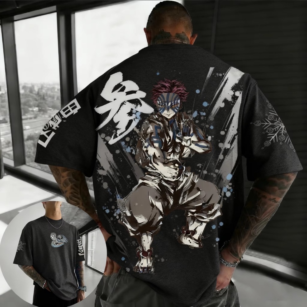 Summer Plus Size Demon Slayer  - đánh giá và giá Street Fashion Japan
