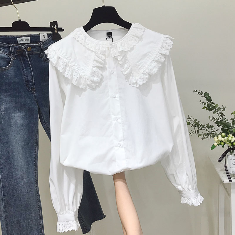Phụ Nữ Sang Trọng Cổ Peter Pan - đánh giá và giá Street Fashion Korea