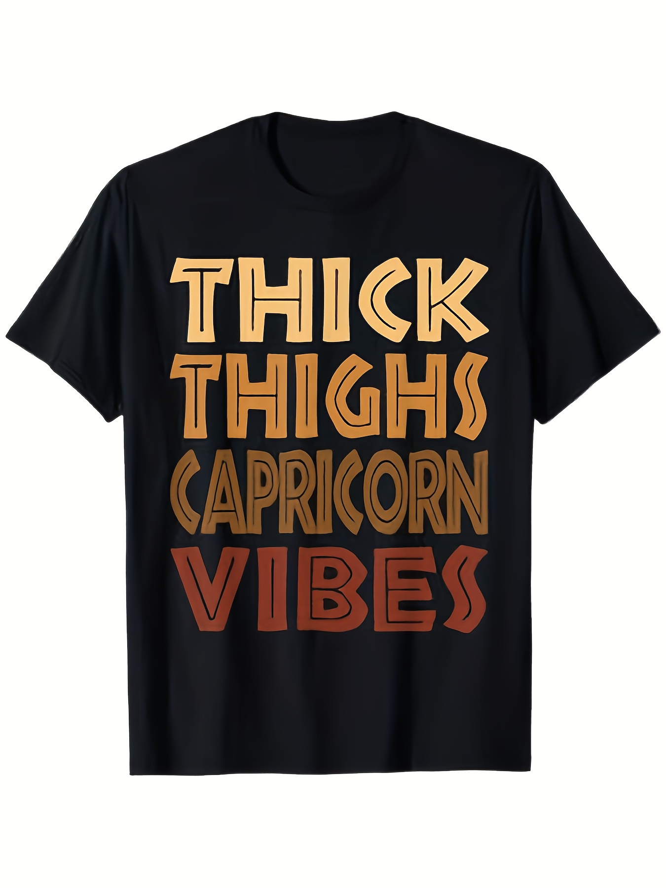 1pc Men's Capricorn Vibes T Sh - đánh giá và giá Street Fashion Vibes