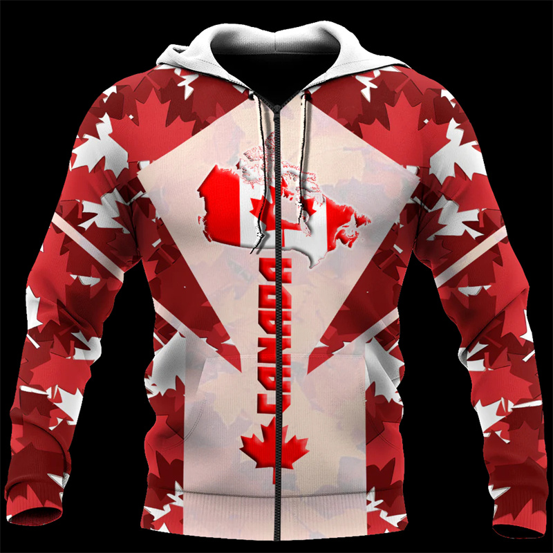 Canada 3d All Over Printed Map - đánh giá và giá Street Fashion Canada