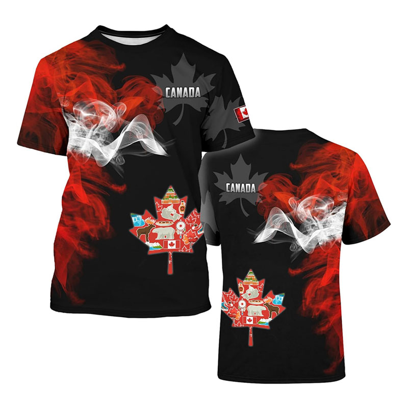 Fashion New Canada T-shirt Men - đánh giá và giá Street Fashion Canada