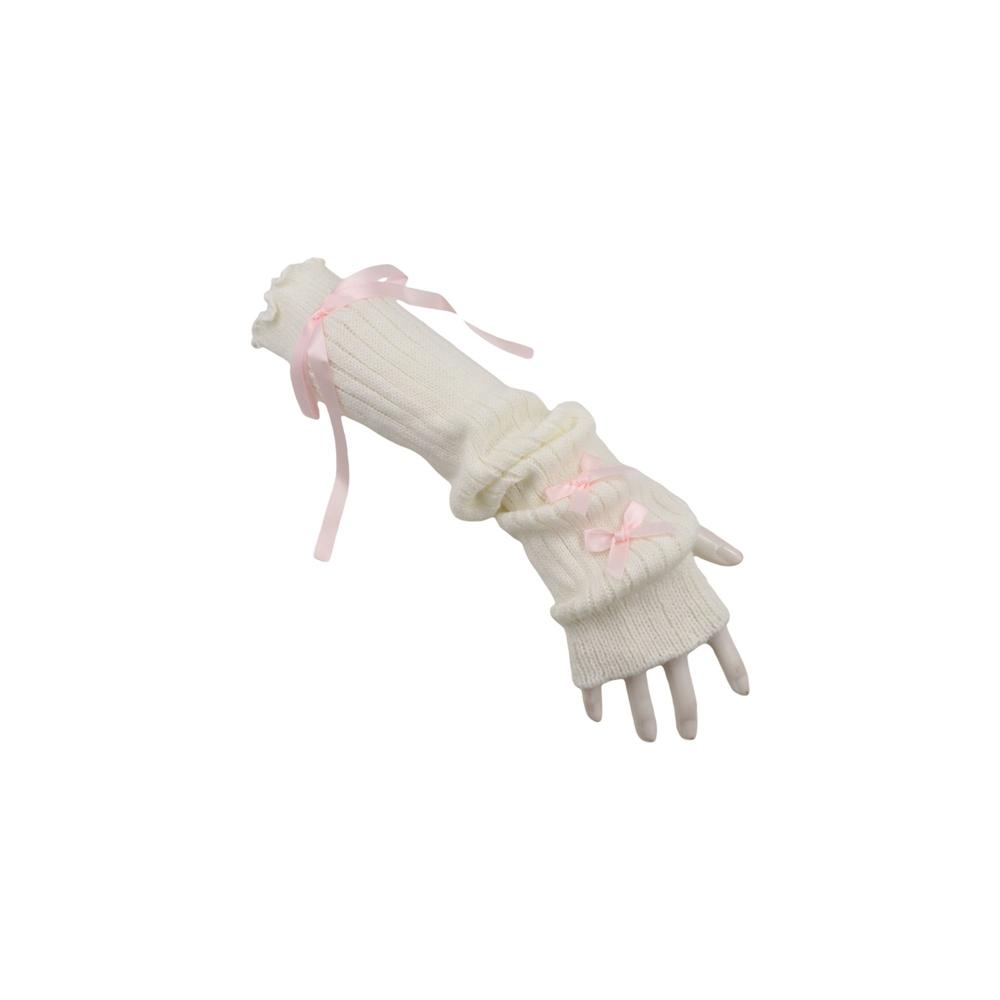 Streetwear Elastic Knitted Bow - đánh giá và giá Street Fashion Korea