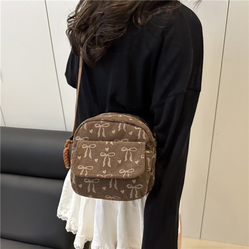 Women's Corduroy Small Shoulde - đánh giá và giá Street Fashion Korea