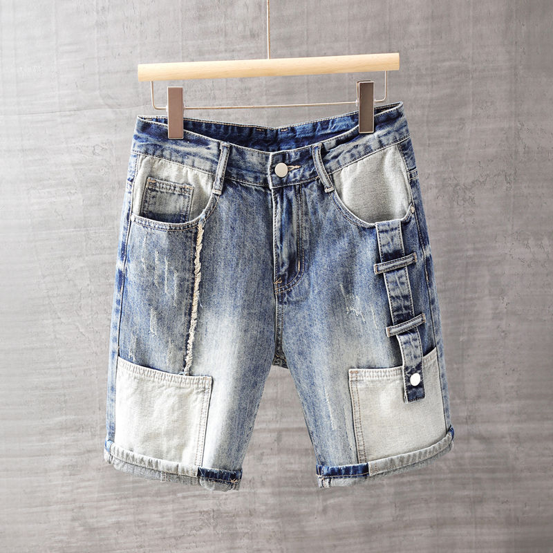 Men's Short Jeans Pants with P - đánh giá và giá Street Fashion Korea