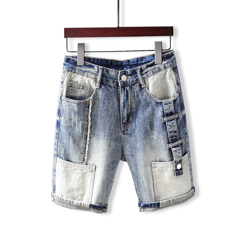 Men's Short Jeans Pants with P - đánh giá và giá Street Fashion Korea