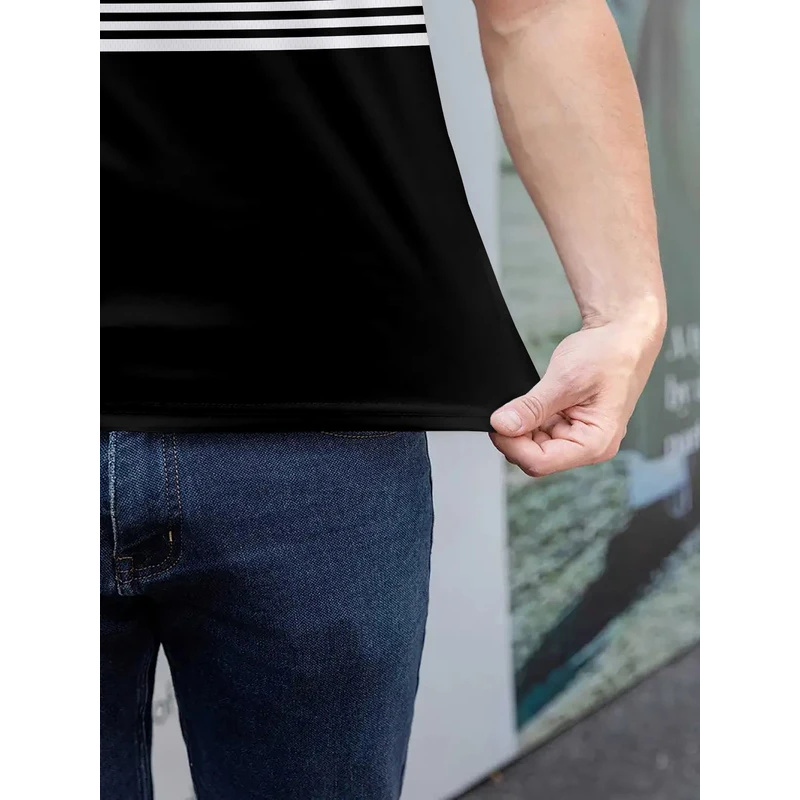 Striped pattern printed polo s - đánh giá và giá Street Fashion England