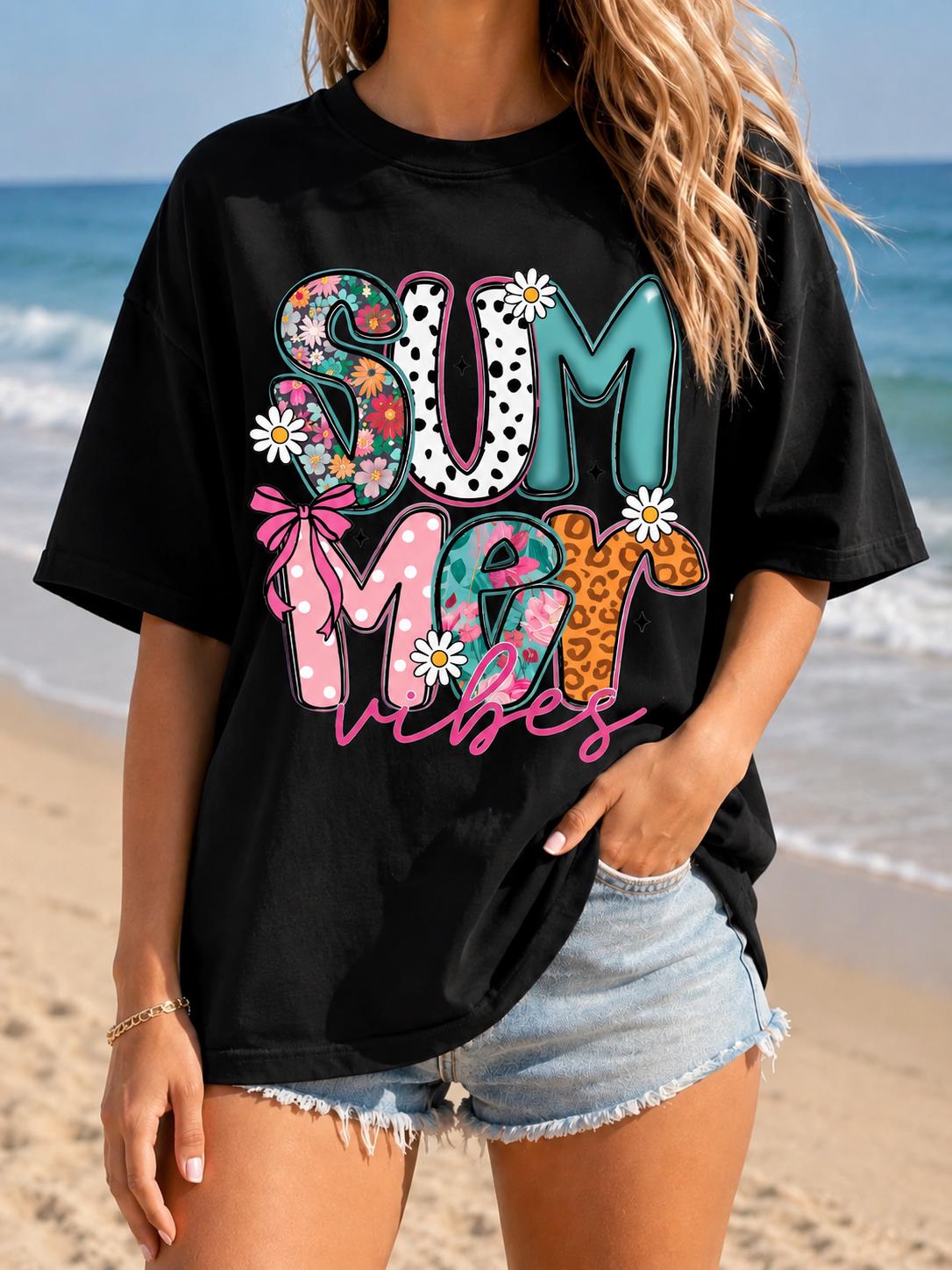 Summer Vibes Floral Beach Grap - đánh giá và giá Street Fashion Vibes