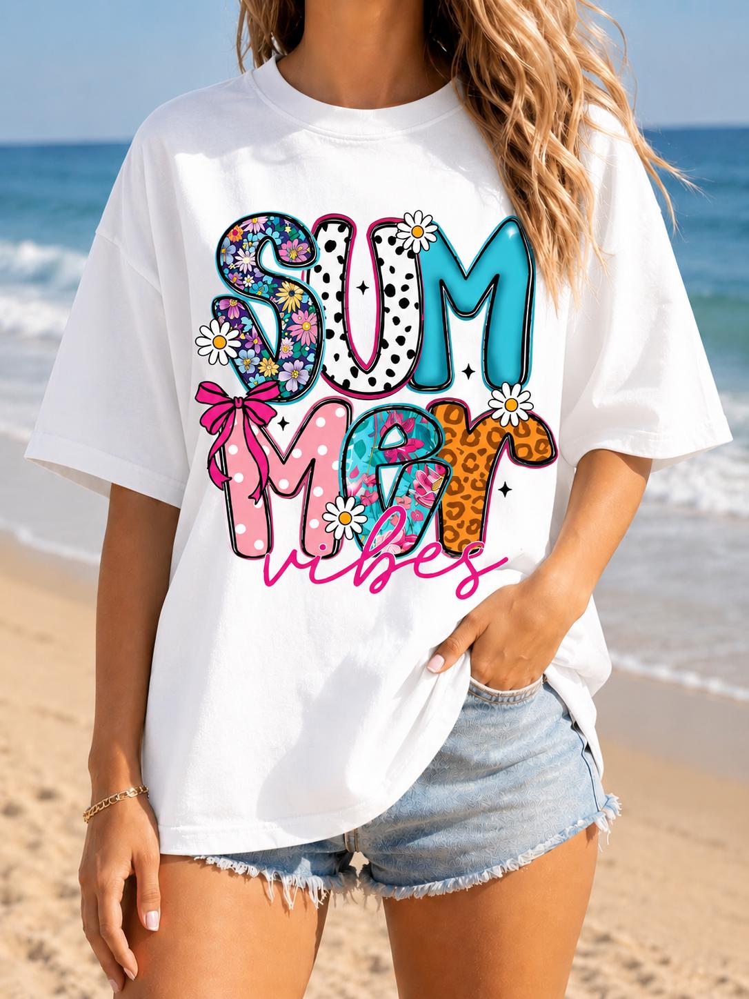 Summer Vibes Floral Beach Grap - đánh giá và giá Street Fashion Vibes