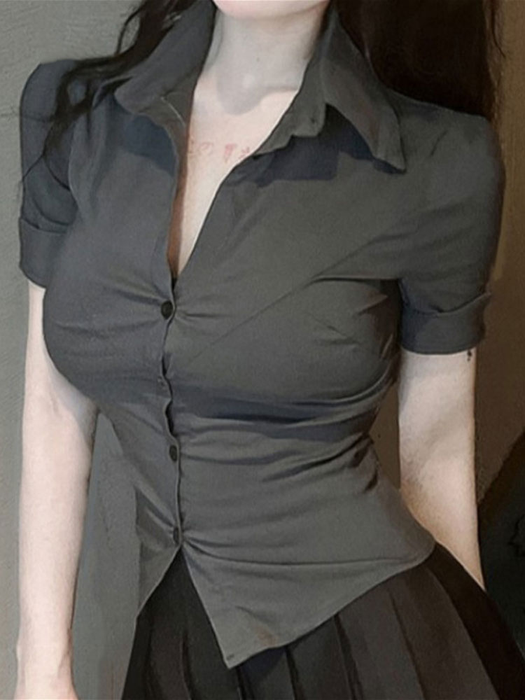 Fashion Woman Blouse Elastic S - đánh giá và giá Street Fashion Korea
