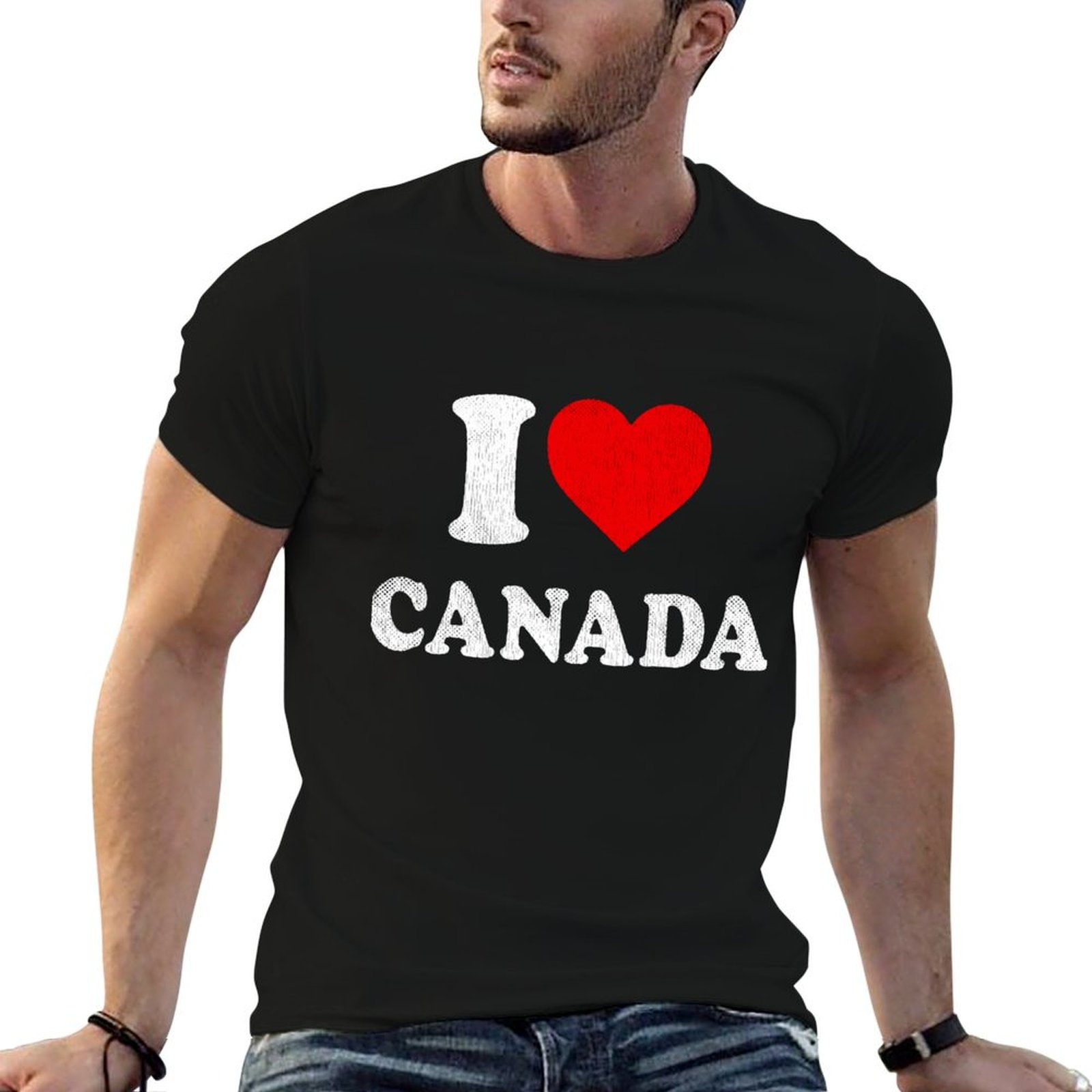 I Love Canada Tshirt Souvenir  - đánh giá và giá Street Fashion Canada