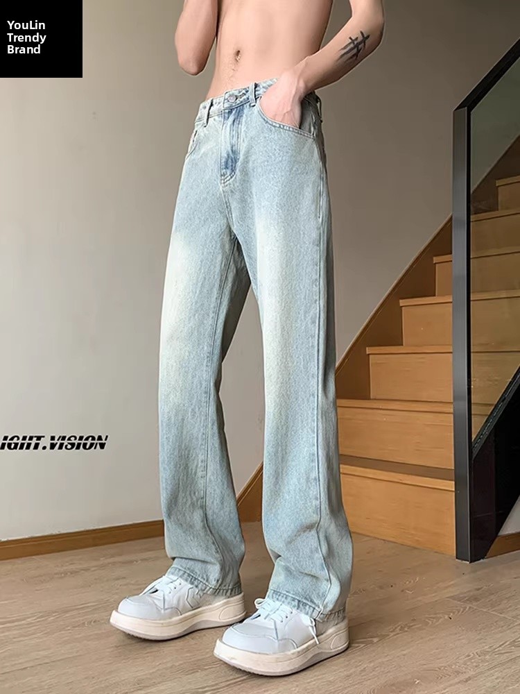 Washed American Vibe Jeans Men - đánh giá và giá Street Fashion Vibes