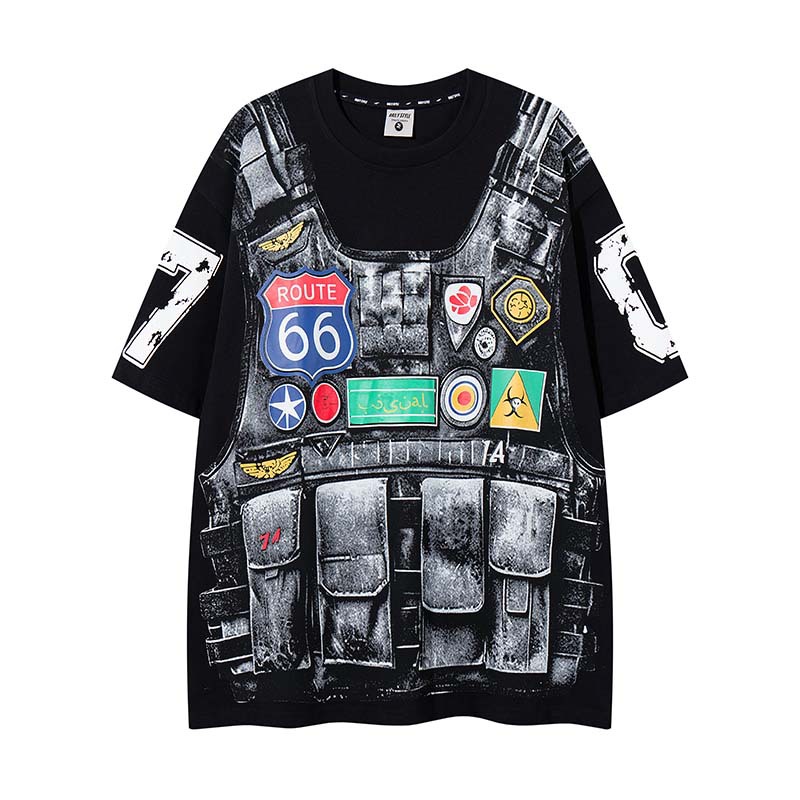 Men's Fashion 3D Printed T Shi - đánh giá và giá Street Fashion Vibes